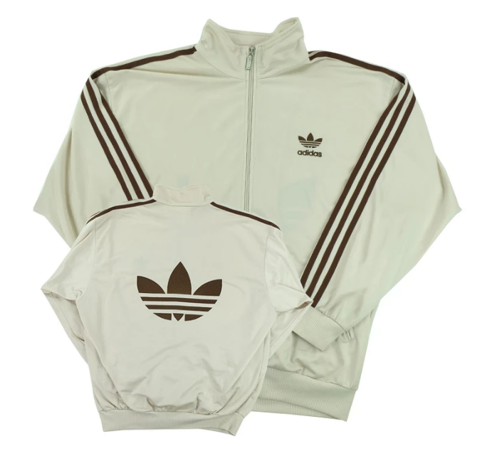 Vintage Adidas Women's Jumper Cream Brown Henrietta Skate Sydney