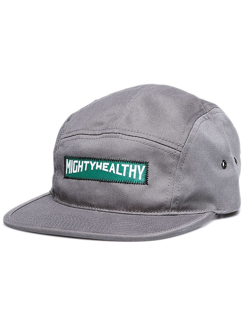 Mighty Healthy 5 Panel Hat Grey