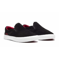 Lakai Owen Kids Skate Shoes Black/Red US 2