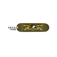 Anti Hero Classic Eagle Skateboard Deck Green 8.38"