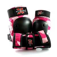 Exite Pads Tripack Pink/Camo Kids