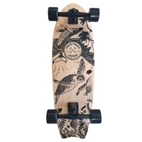 GoldCoast Longboards Wanderlust Surfskates 30" Black