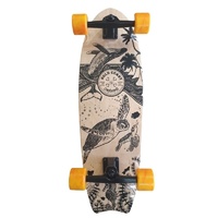 GoldCoast Longboards Wanderlust Surfskates 30" Orange