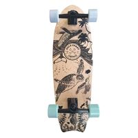 GoldCoast Longboards Wanderlust Surfskates 30" Aqua