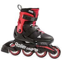 Rollerblade Microblade Kids Black/Red UK10J-13J/EU 28-32/US 11J-1/17.5-20.5cm