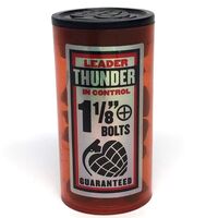 Thunder Bolts 1.125" Red