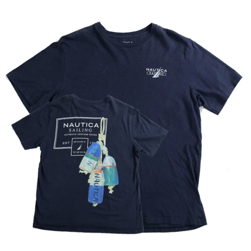 Vintage Nautica Sailing 83 Tee M