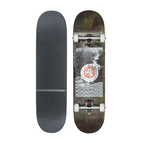 Globe in Flames Skateboard 8.375