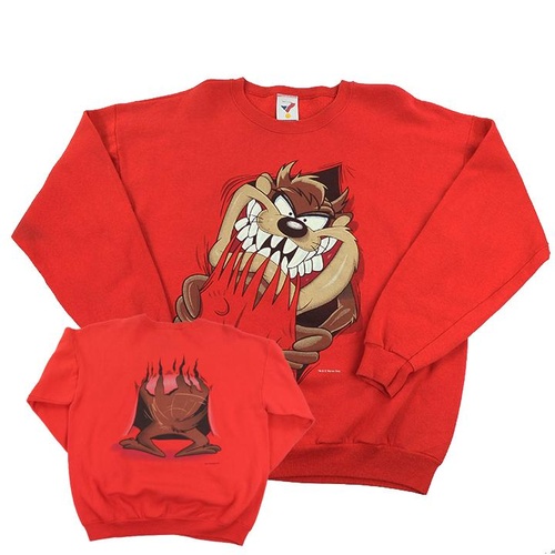 Vintage Looney Tunes Taz Devil Crewneck XL