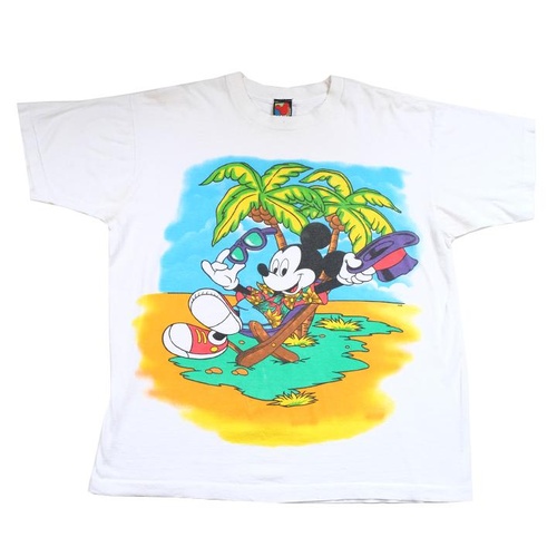Vintage Mickey Mouse Holiday Tee L