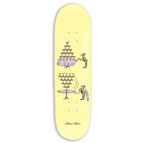 Passport Spillage Skateboard Deck 8.38"