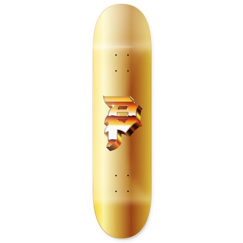Primitive Gold Skateboard Deck 8.00"
