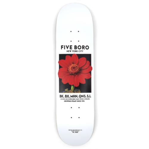 5BORO Seeds Red Skateboard Deck 8.25"