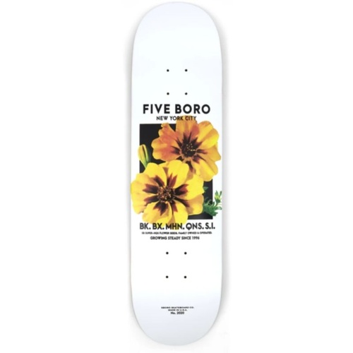5BORO Seeds Yellow Skateboard Deck 8.25"