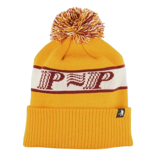 Passport Beanie Pom Yellow