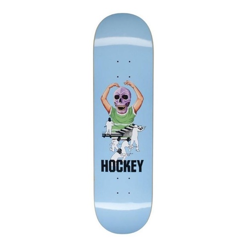 Hockey Skull Kid Skateboard Deck 8.38"