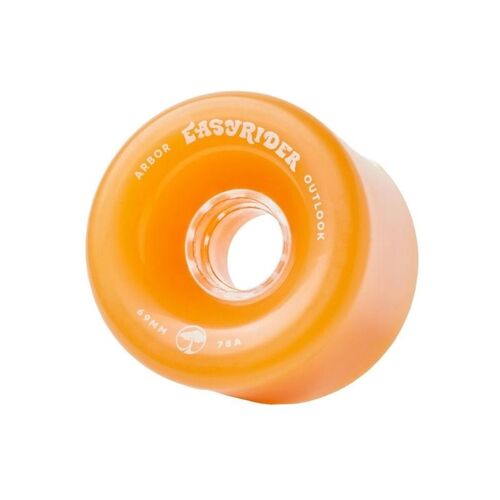 Arbor Wheels 61mm 78a Skateboard Wheels Ghost Orange