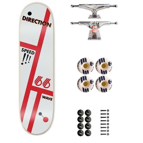 Sixty-six Red Highway 8.0 Skateboard Complete