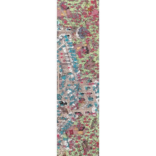 Fruity Where's Wally Castle Skateboard Grip Tape