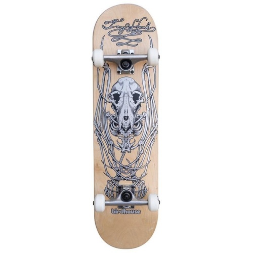 Birdhouse Bat Skeleton 8.125" Skateboard Complete