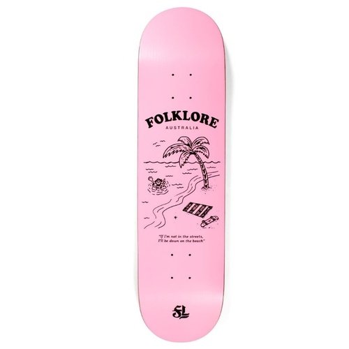 Folklore Beach Pink Deck 8.25"