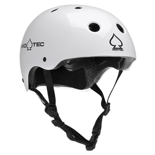 Pro-Tec Classic Skate Helmet Gloss White
