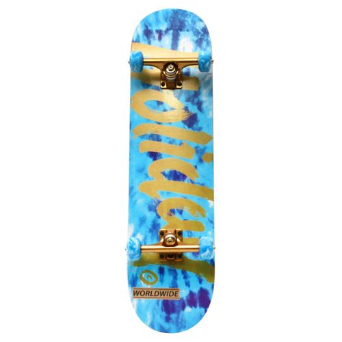 Holiday Tie Die Blue 7.75" Skateboard Complete