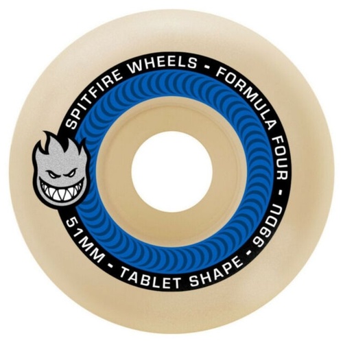 Spitfire Formula Four Tablets 99 Duro 52mm