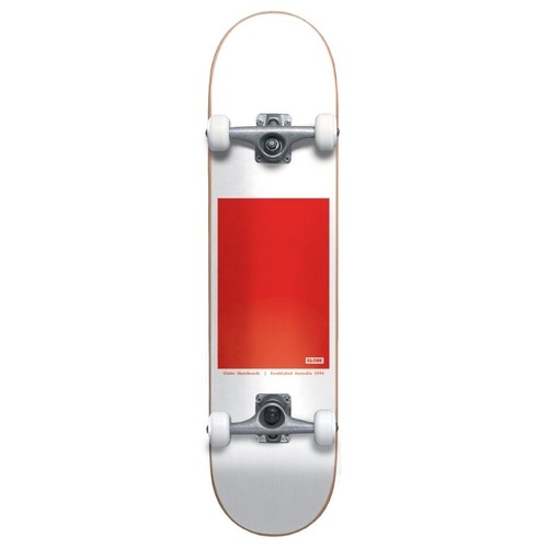 Globe G0 Black Serif White/Red - 8"