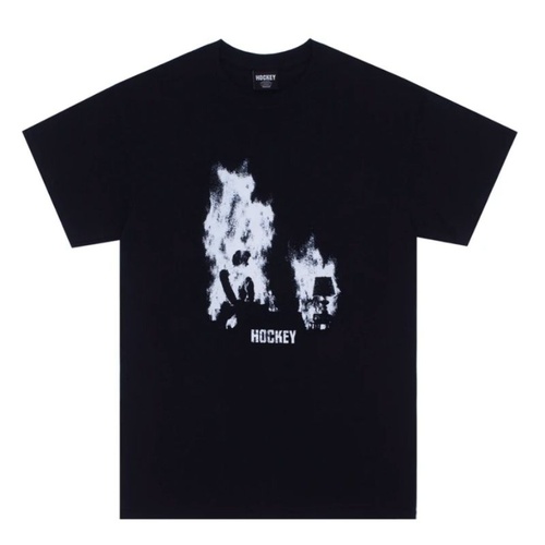 Hockey At Ease Black T-Shirt Medium