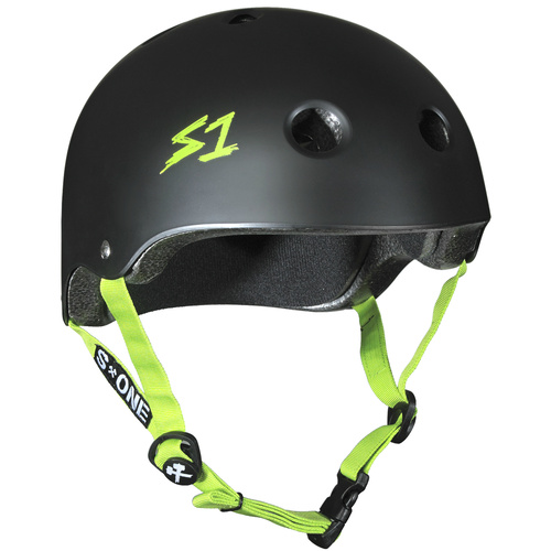 S One Lifer Helmet Matte Black/Bright Green