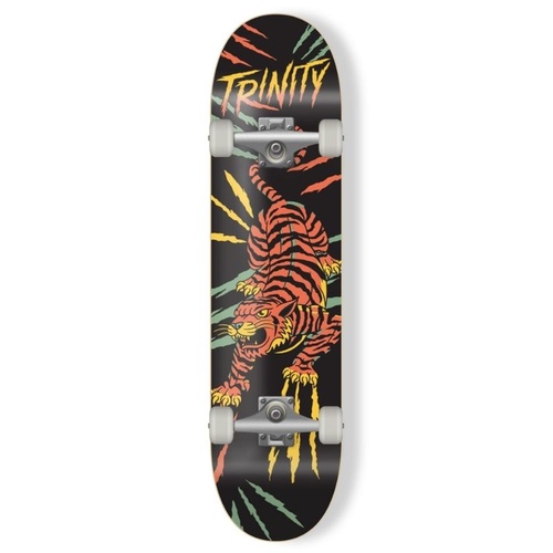 Trinity Rasta Tiger Skateboard 7.75"