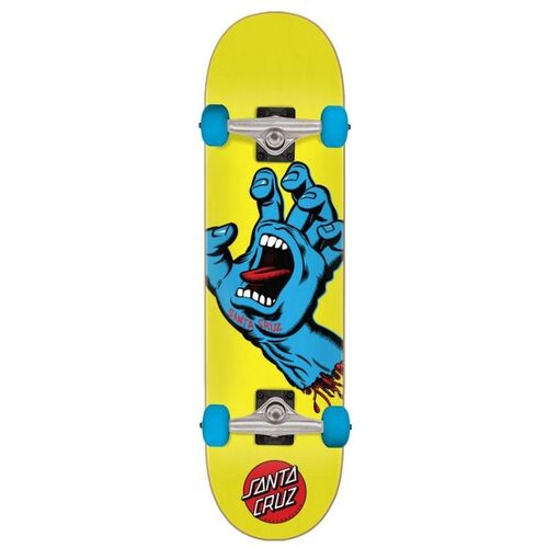 Santa Cruz Mini Screaming Hand Skateboard 7.75"