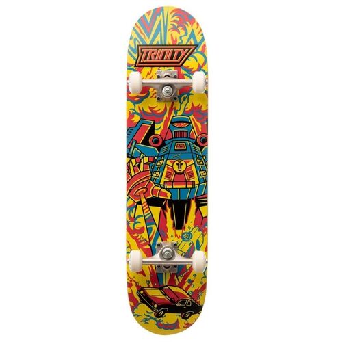 Trinity Riot Bot Trick Skateboard 8.0"