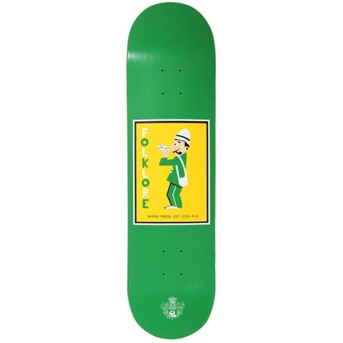 Folklore Skateboards Mailman Deck 8.00" G/Y