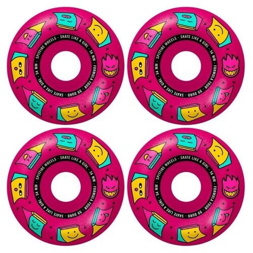 Spitfire F4 Radial Skate Like A Girl 54mm 99a