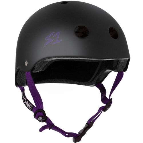 S-One Lifer Helmet Black Matte/Purple