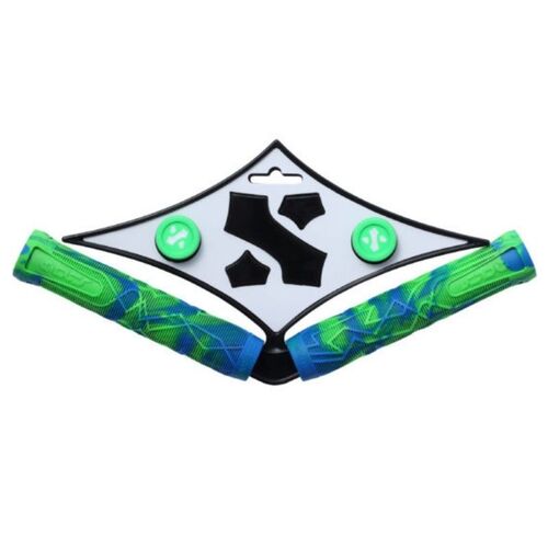 Sacrifice Scooters Spy Grips Blue/Green
