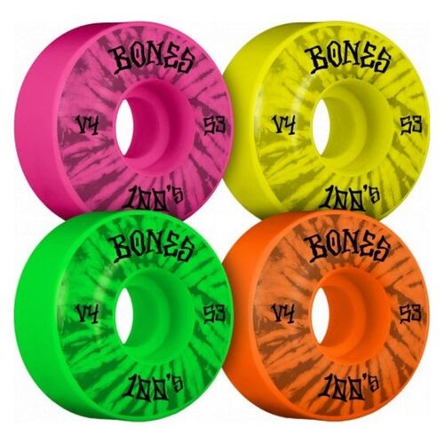Bones V4 100's Multi Party Wheels 53mm