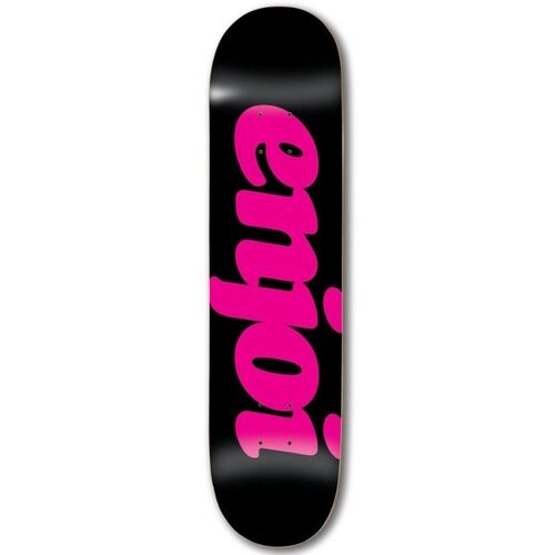 Enjoi Flocked Black Deck 7.75"