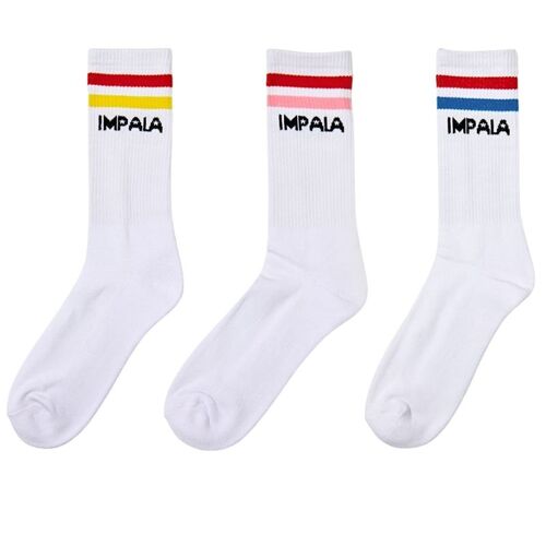 Impala Stripe Socks 3pk