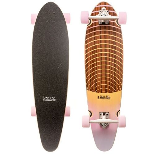 Nana Skateboards Doppler Lilac Melon Longboard 36"