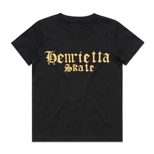 Henrietta Skate Kids Logo Tee Black