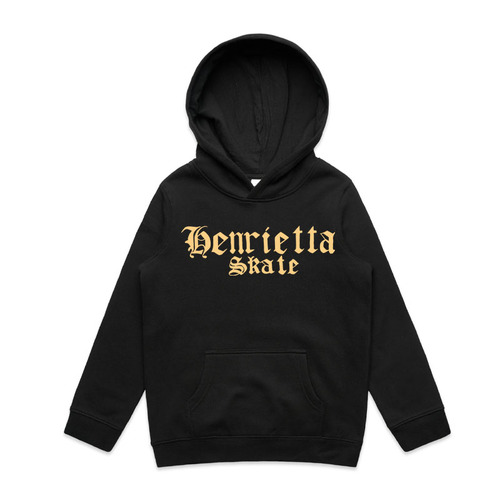 Henrietta Skate Kids Logo Hoodie Black