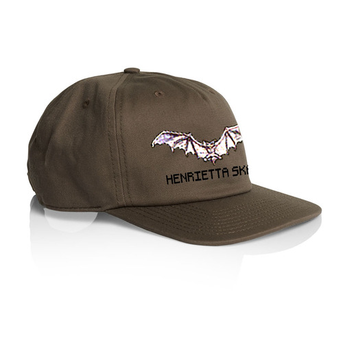 Henrietta Skate Bat Cap Brown