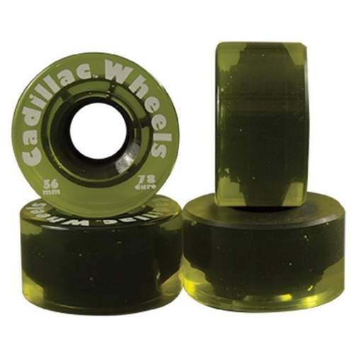 Cadillac Skateboard Wheels Clear/Camo 56mm/78a