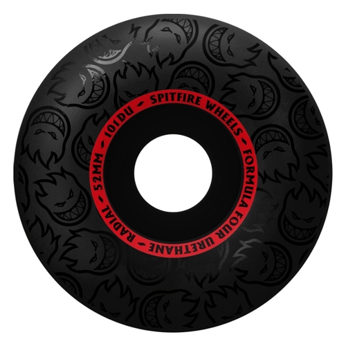 Spitfire F4 Radial Black Wheels 54mm 101a