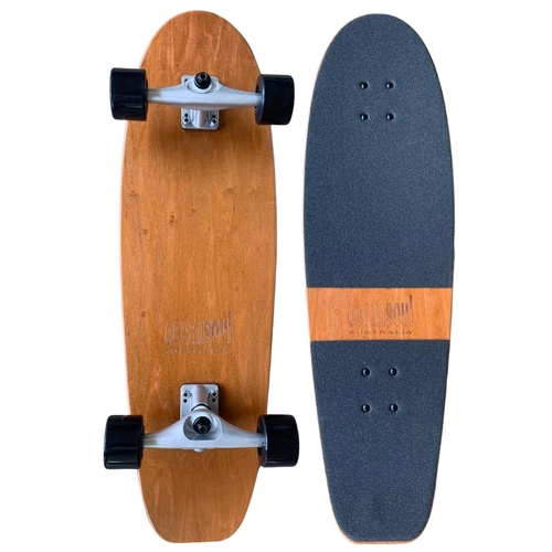 Ocean Soul Surfskate Brown 32" x 9.5"