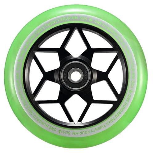 Envy Diamond Scooter Wheels 110 - Green/Smoke