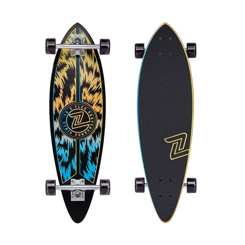Z Flex Jungle Acid Mini Pintail Skateboard 32"